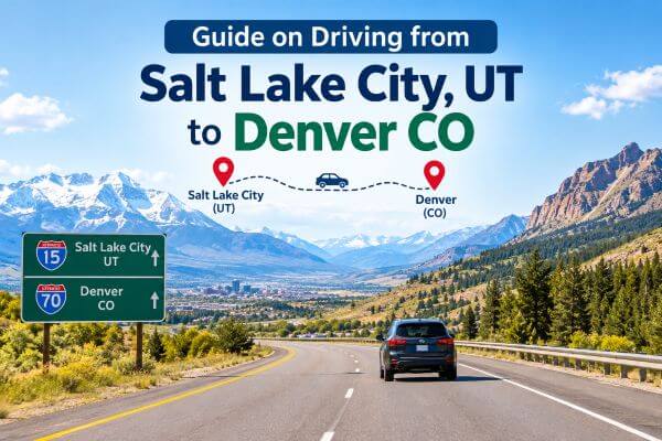 Guide on Driving from Salt Lake City, UT to Denver CO